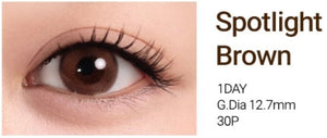 ラシェル スポットライトブラウン 30枚入 — LACELLE Spot Light Brown (30p) - Idol Karakon