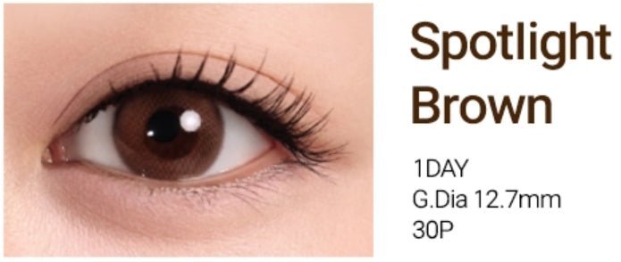 ラシェル スポットライトブラウン 30枚入 — LACELLE Spot Light Brown (30p) - Idol Karakon