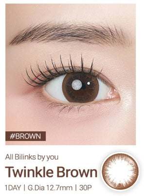 ラシェル トゥインクルブラウン 30枚入 — LACELLE Twinkle Brown (30p) - Idol Karakon