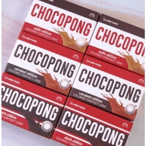 LensTown Choco Pong Caramel Choco - Idol Karakon