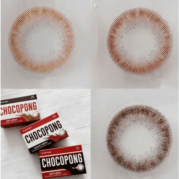 LensTown Choco Pong Caramel Choco - Idol Karakon