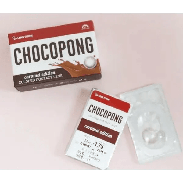 LensTown Choco Pong Caramel Choco - Idol Karakon