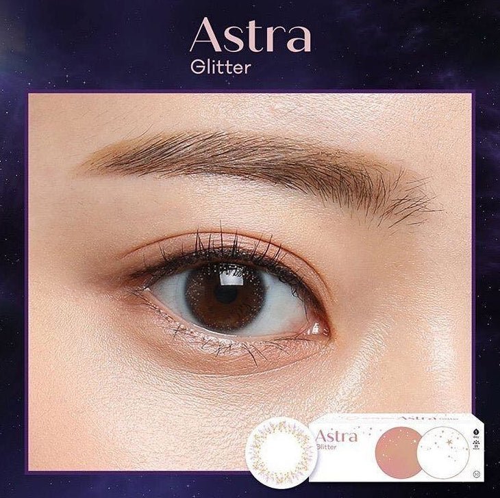 クラレン アストラグリッター パールブラウン (30枚入) — Clalen Astra Glitter Color Pearl Brown (30pcs) - Idol Karakon