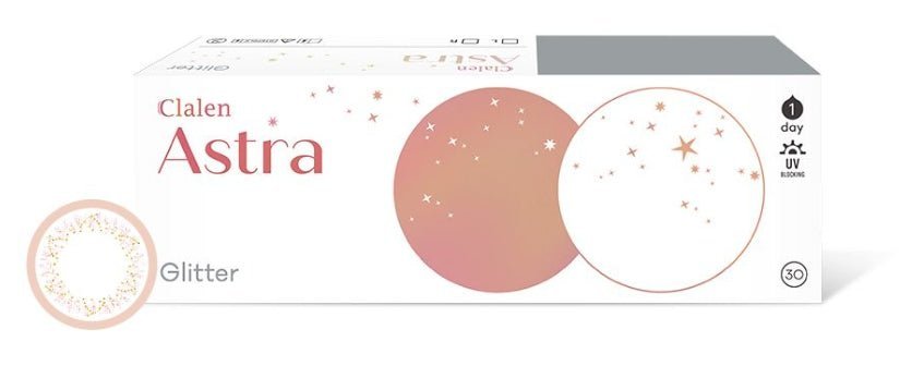 クラレン アストラグリッター パールブラウン (30枚入) — Clalen Astra Glitter Color Pearl Brown (30pcs) - Idol Karakon
