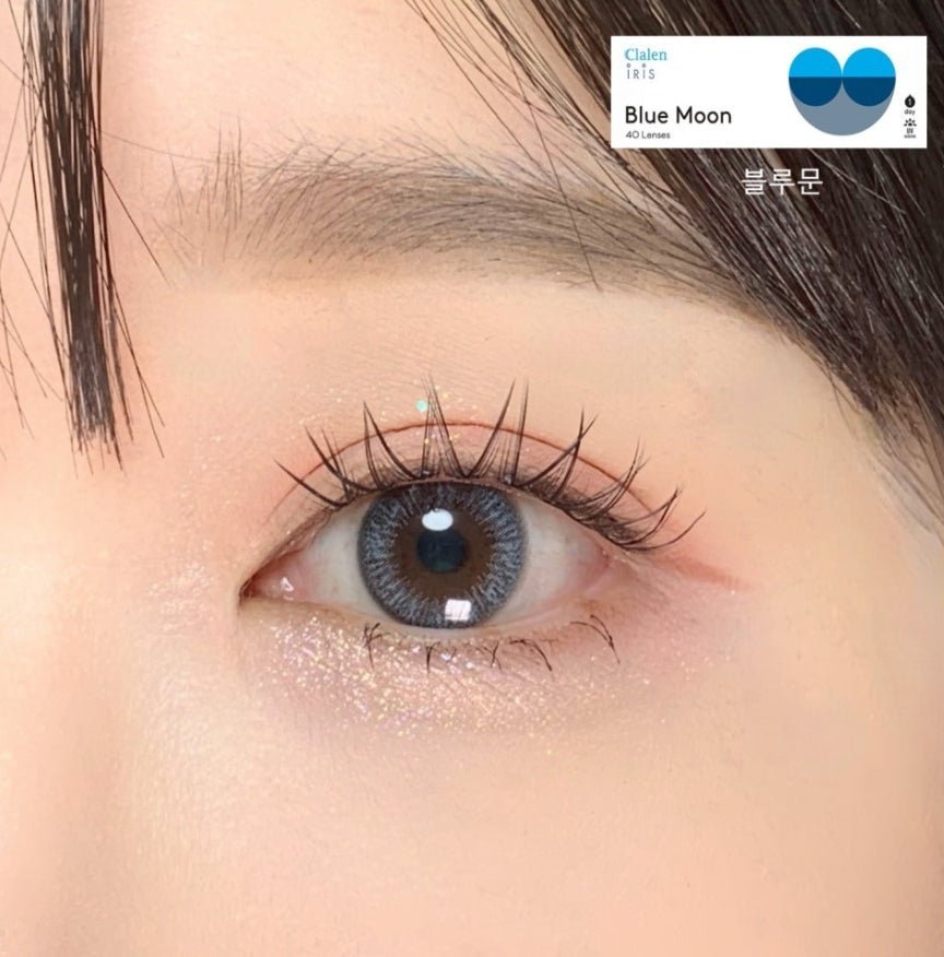 クラレン アイリス ブルームーン (40枚入) — Clalen Iris 1Day Blue Moon (40pcs) - Idol Karakon