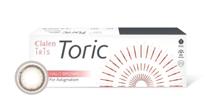 クラレン アイリス ヘイローブラウン 乱視用 (30枚入) — Clalen Iris 1Day Toric Halo Brown (30pcs) - Idol Karakon