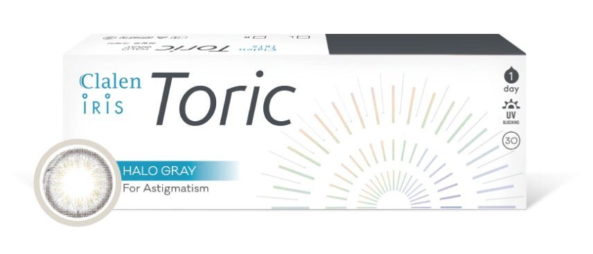 クラレン アイリス ヘイローグレー 乱視用 (30枚入) — Clalen Iris 1Day Toric Halo Gray (30pcs) - Idol Karakon