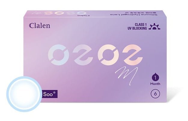 クラレン O2O2 M グラブスー クリア (2枚入) — Clalen O2O2 M Grab Soo Clear (2pcs) - Idol Karakon