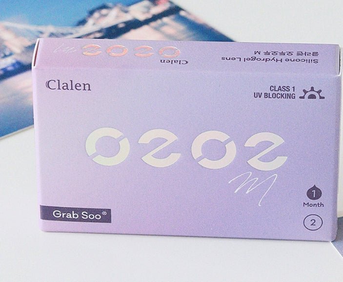 クラレン O2O2 M グラブスー クリア (2枚入) — Clalen O2O2 M Grab Soo Clear (2pcs) - Idol Karakon