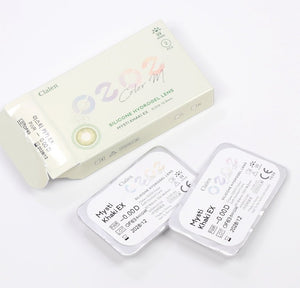 クラレン O2O2 ミスティカーキグリーン EX (2枚入) — Clalen O2O2 Color M Misty Khaki Green EX (2pcs) - Idol Karakon