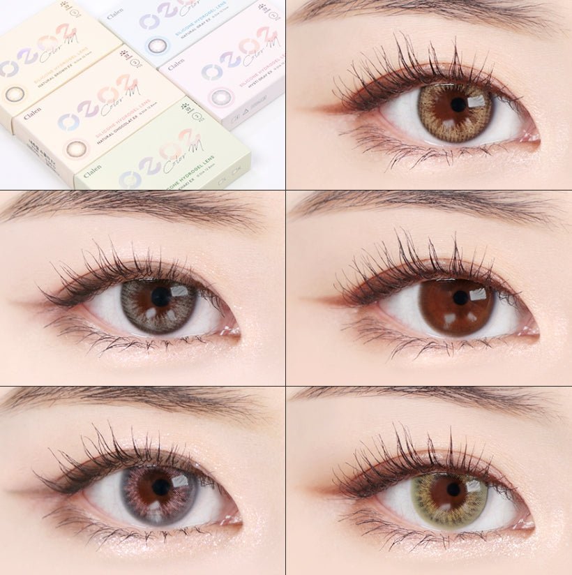 クラレン O2O2 ミスティカーキグリーン EX (2枚入) — Clalen O2O2 Color M Misty Khaki Green EX (2pcs) - Idol Karakon