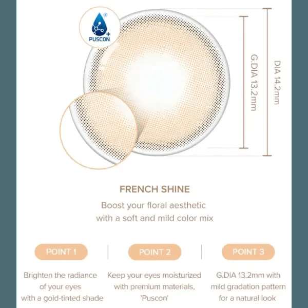 Olens French Shine 1Day Hazel (20p) - Idol Karakon