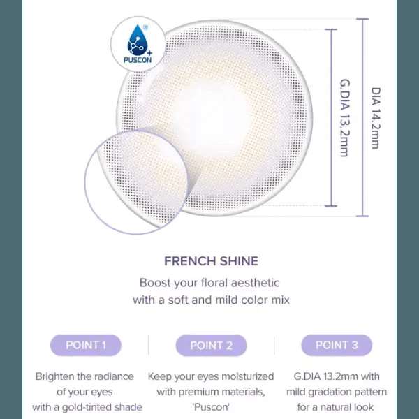 Olens French Shine Lavender (10p) - Idol Karakon