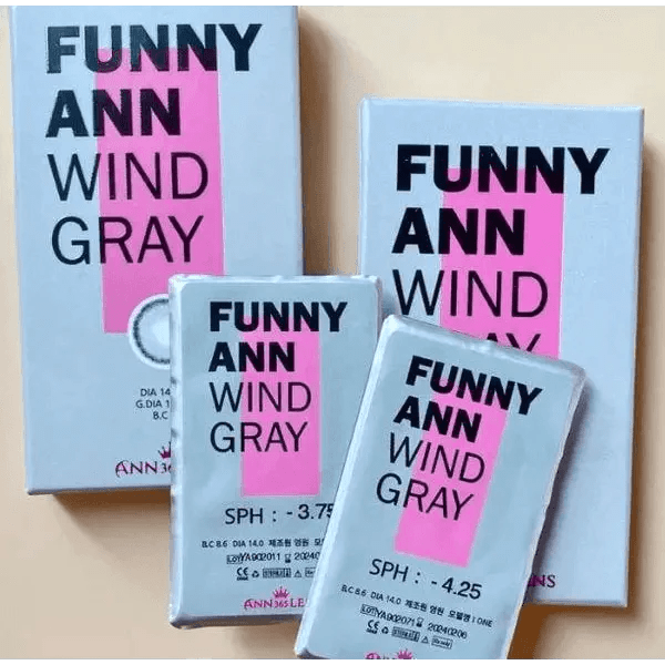 LensVery Funny Ann Wind Gray - Idol Karakon