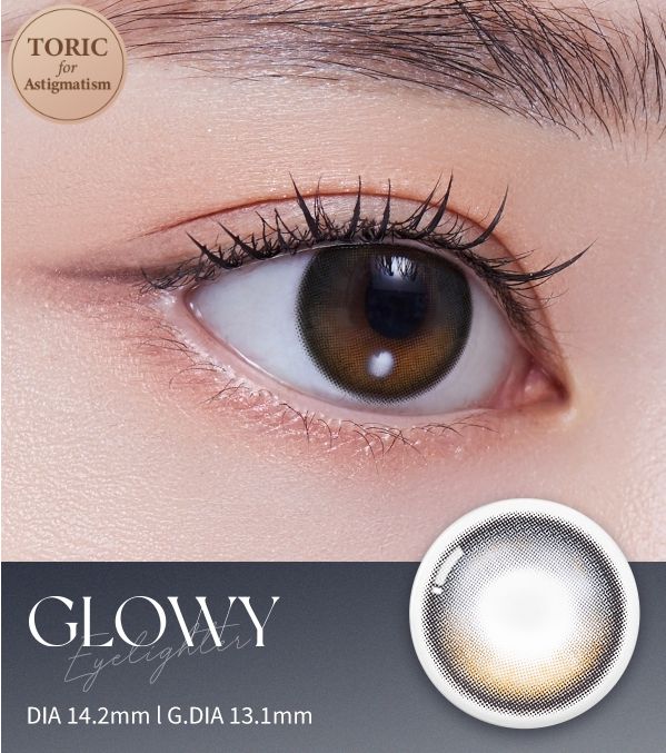 Glowy ブラック トーリック（乱視用） Glowy Black Toric (For astigmatism) - Idol Karakon