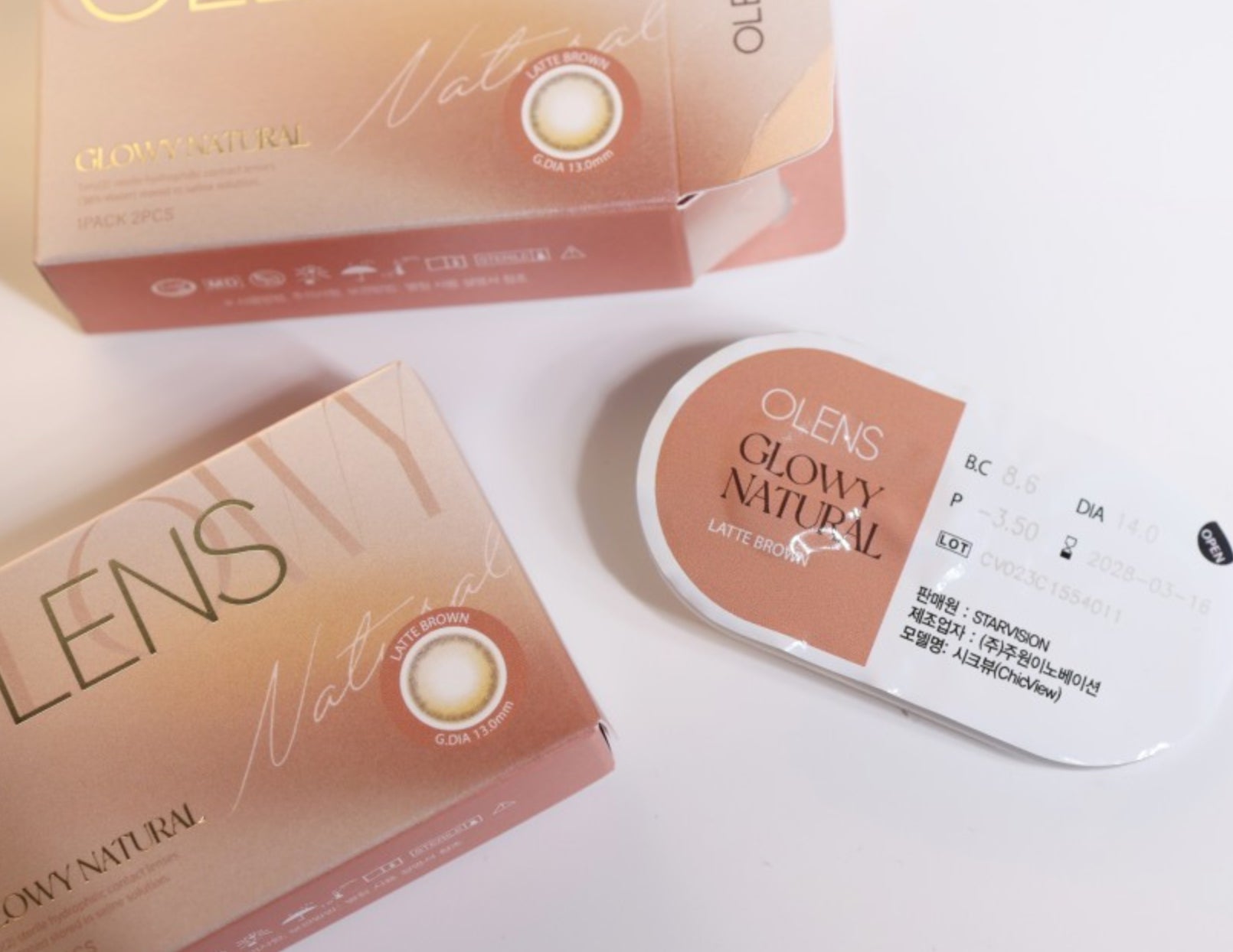 Olens Glowy Natural Latte Brown - Idol Karakon