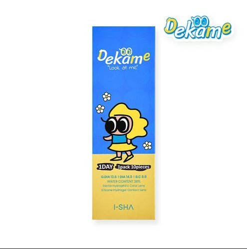 Dekame Look At Me Gray (10p) DEKAME ルックアットミー グレー ワンデー - Idol Karakon