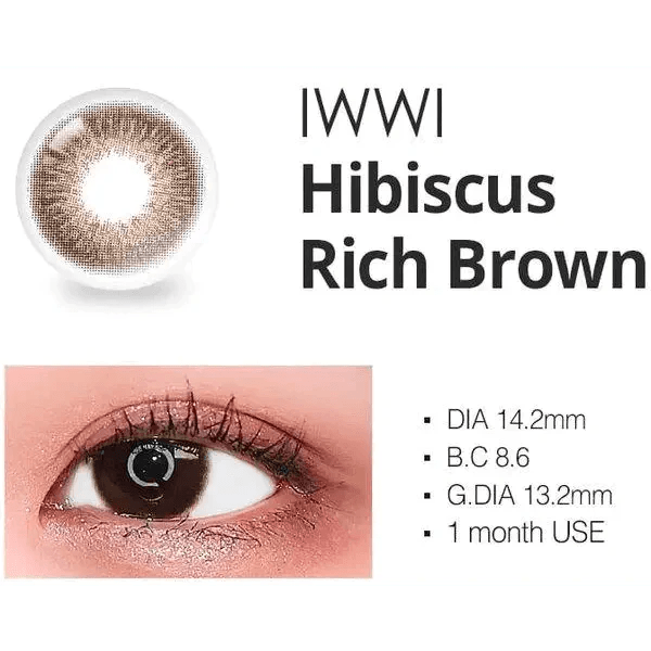 iWWi ハイビスカス ブラウン — iWWi Hibiscus Brown - Idol Karakon