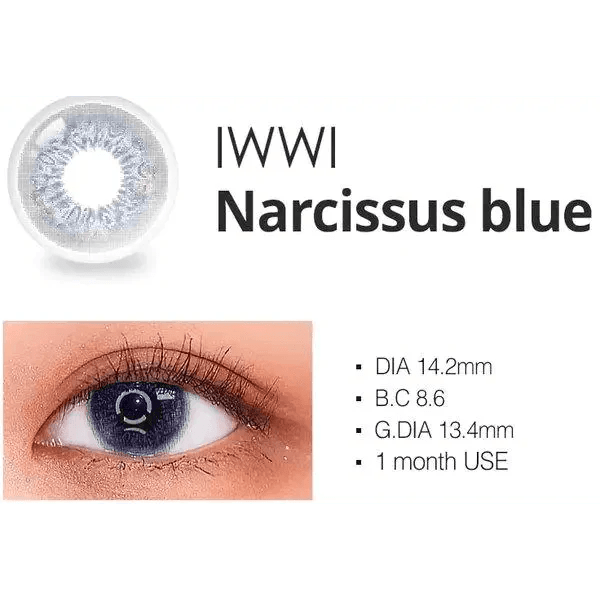 LensRang iWWi Narcissus Blue - Idol Karakon