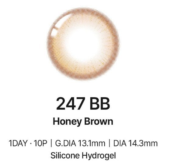 LensTown 247 BB Honey Brown (10p) - Idol Karakon