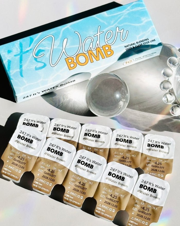 LensTown 247 It's Water Bomb Water Brown (10p) - Idol Karakon