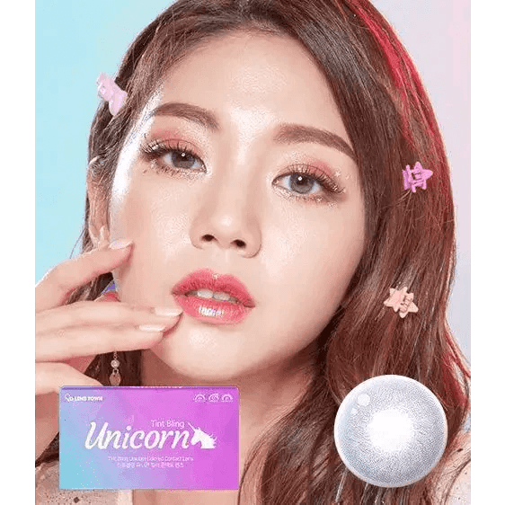 LensTown Tint Bling Unicorn Violet - Idol Karakon