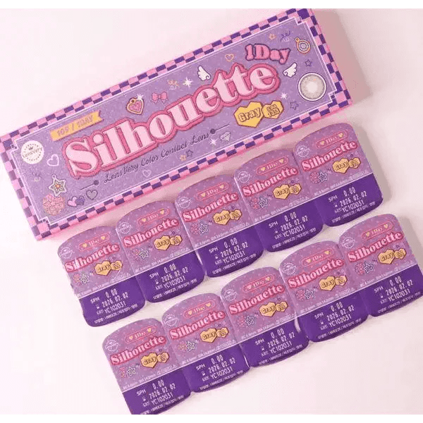 LensVery Silhouette Gray (10p) - Idol Karakon