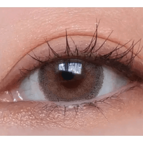 LensVery Silhouette Olive Brown (10p) - Idol Karakon