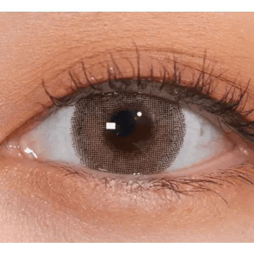 LensVery Silhouette Olive Brown (10p) - Idol Karakon