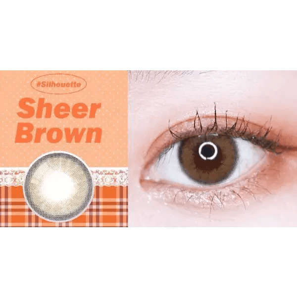 LensVery Silhouette2 Sheer Brown - Idol Karakon