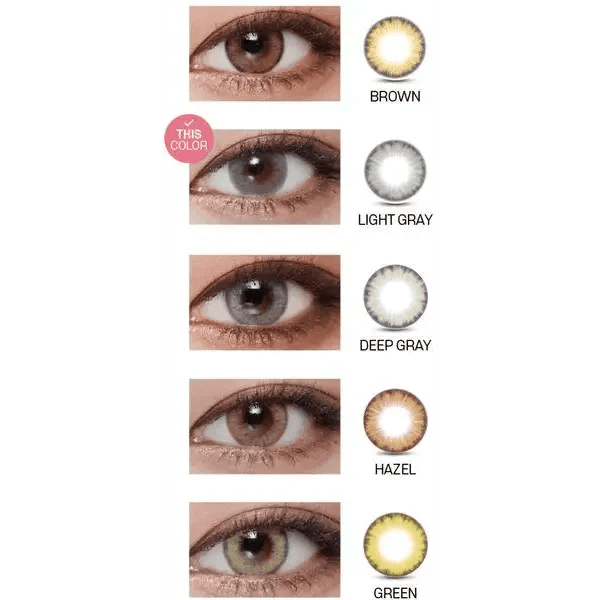 LensVery Wonder Eye Light Gray - Idol Karakon