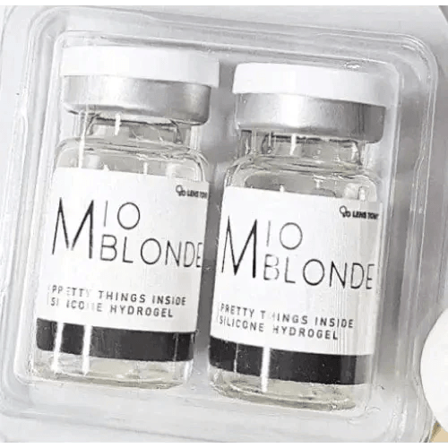 LensTown Mio Blonde Gray - Idol Karakon