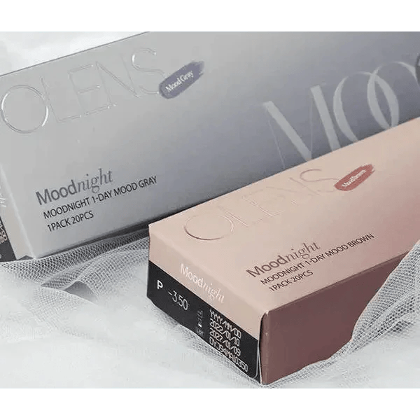 ムードナイト ワンデー ムードグレー[1箱20枚] Mood Night 1Day Mood Gray (20p) - Idol Karakon