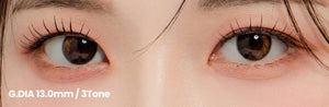 クラレン O2O2 カラーブレンディング ヘーゼル EX (30枚入) — Clalen O2O2 Color 1Day Blending Hazel EX (30pcs) - Idol Karakon