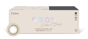 クラレン O2O2 カラー セピアチョコ EX (30枚入) — Clalen O2O2 Color 1Day Sepia Choco EX (30pcs) - Idol Karakon