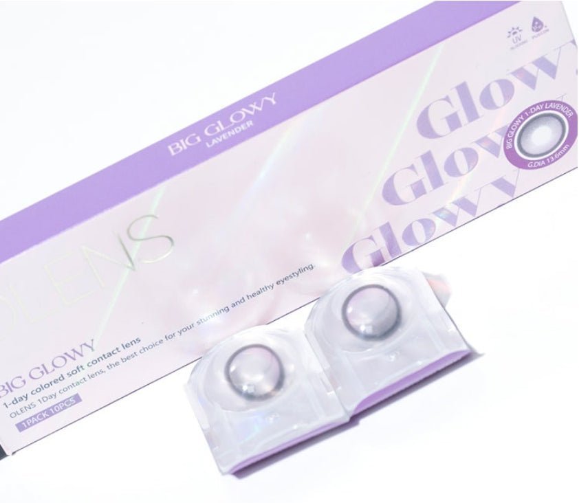 ビッググロウィー ワンデー ラベンダーバイオレット[1箱20枚] Big Glowy 1Day Lavender Violet (20p) - Idol Karakon