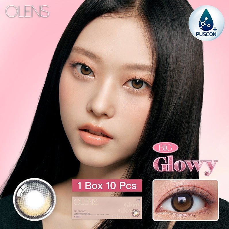 ビッググロウィー ワンデー モカブラウン[1箱10枚] Big Glowy 1Day Mocha Brown (10p) - Idol Karakon