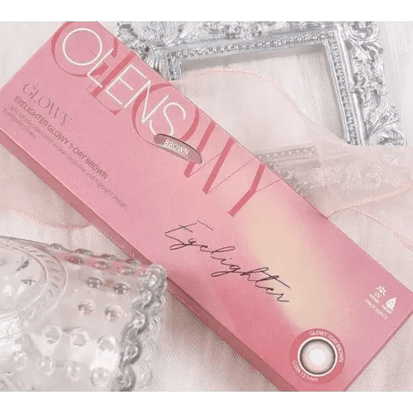 Eyelighter Glowy ワンデー ブラウン[1箱10枚] Eyelighter Glowy 1Day Brown (10p) - Idol Karakon
