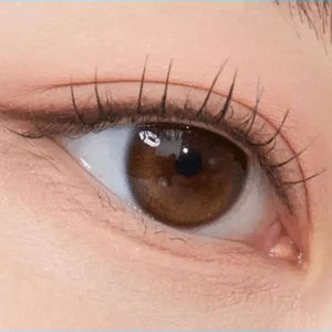Glowy Natural ワンデー ラテブラウン[1箱10枚] Glowy Natural 1Day Latte Brown (10p) - Idol Karakon