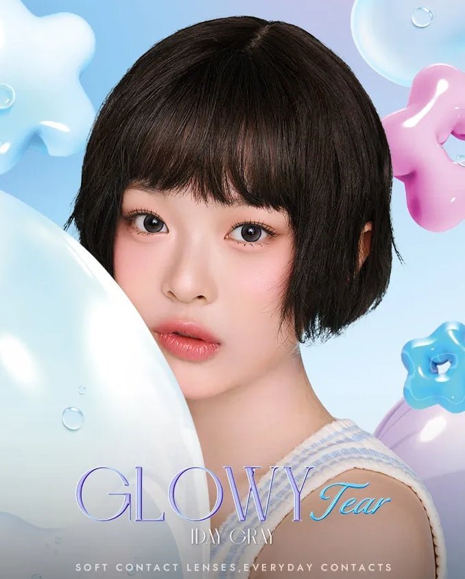 Glowy Tear ワンデー グレー[1箱20枚] Glowy Tear 1Day Gray (20p) - Idol Karakon
