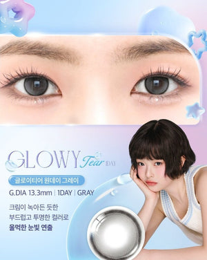 Glowy Tear ワンデー グレー[1箱20枚] Glowy Tear 1Day Gray (20p) - Idol Karakon