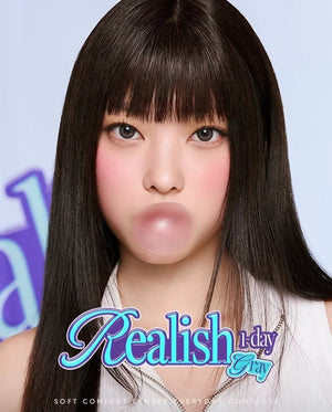 リアリッシュ ワンデー グレー[1箱10枚] Realish 1Day Gray (10p) - Idol Karakon
