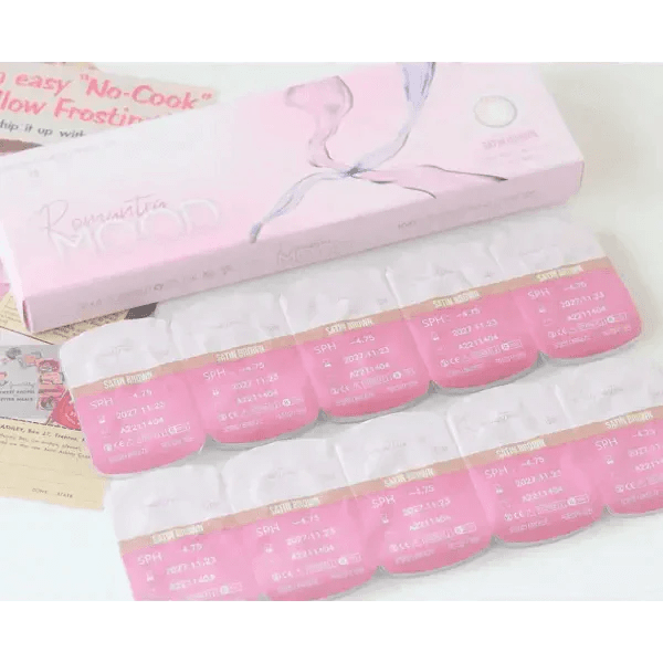 LensTown Romantea Mood Satin Brown (10p) - Idol Karakon