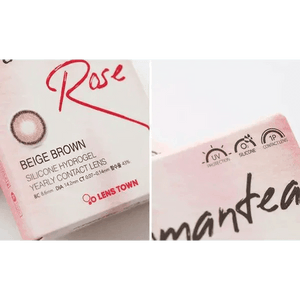 LensTown Romantea Rose Beige Brown - Idol Karakon
