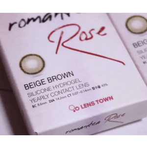 LensTown Romantea Rose Nude Brown - Idol Karakon