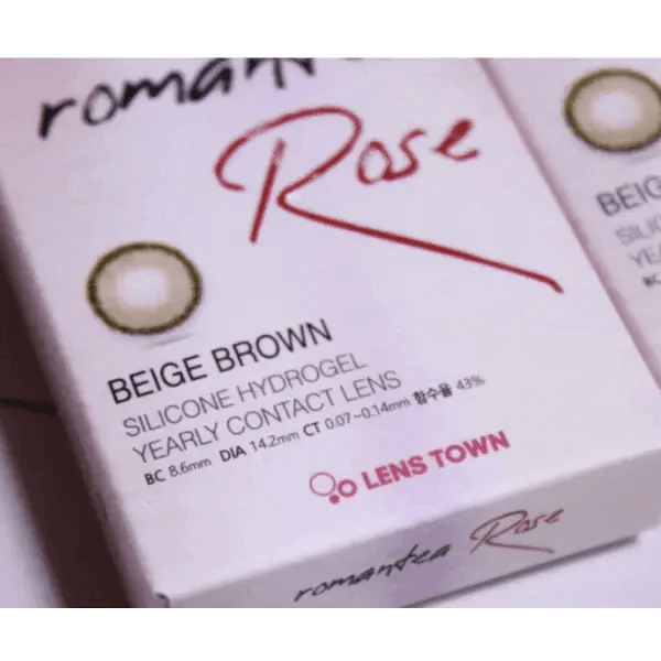 LensTown Romantea Rose Nude Brown - Idol Karakon