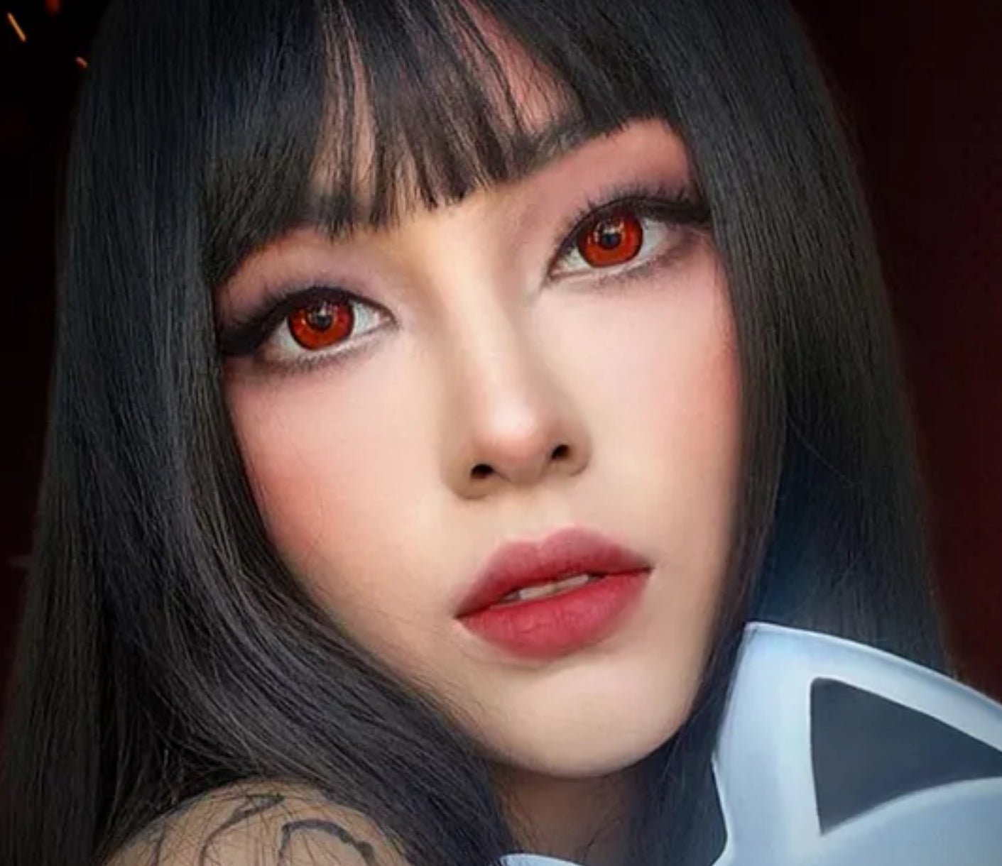 スカーレットコレクション ワンデー（レッド・ホワイト） Scarlet Collection 1Day (Red, White) - Idol Karakon